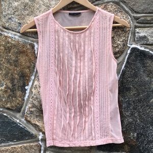 The limited SHEER sleeveless blouse